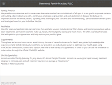 Tablet Screenshot of deerwoodfamilypractice.com